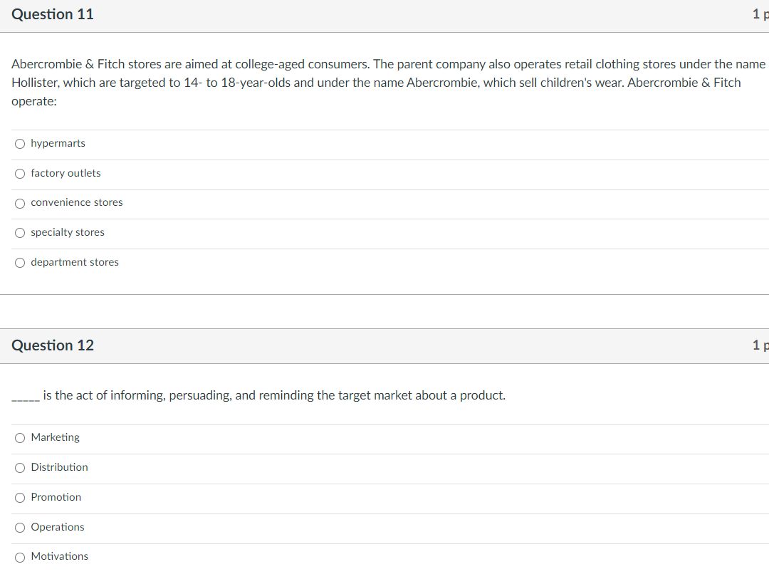 Question 7 1 pts When Canada Dry first introduced