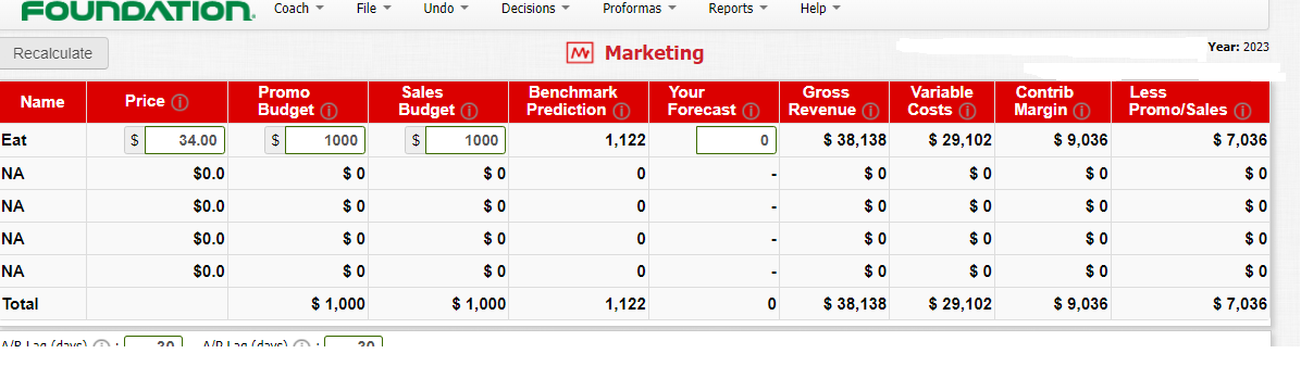 Please fill out Capsim decision that will help