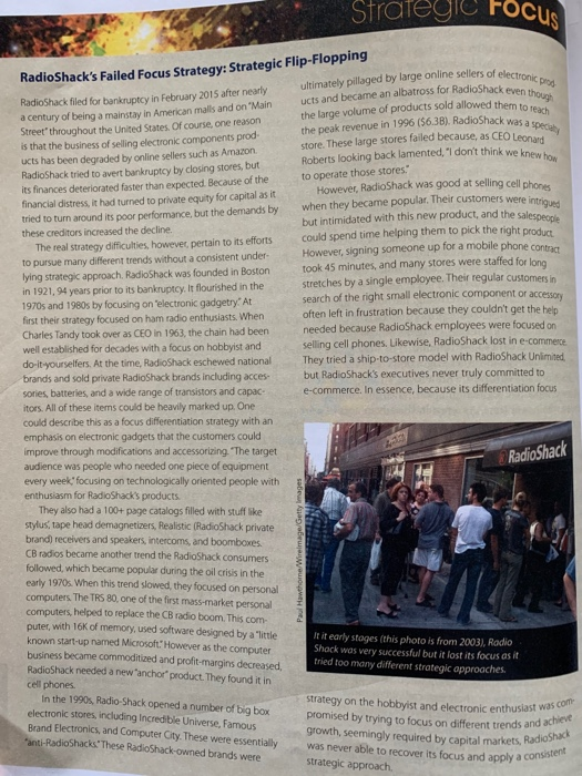 Based on the case study answer the following