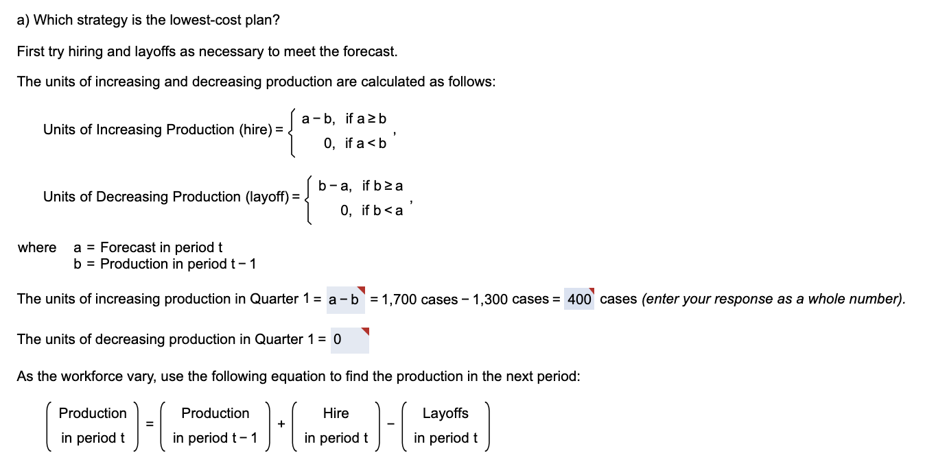 The Data with a red triangle and a blue square