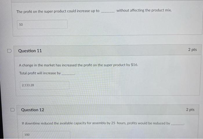 Please answer problems 10 through 12 Consider the