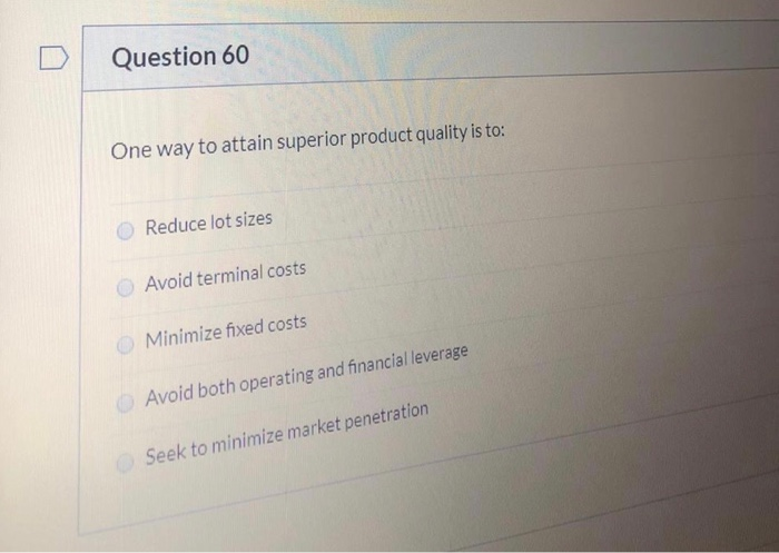 Question 59 The Thatch Weave Illustrates: That