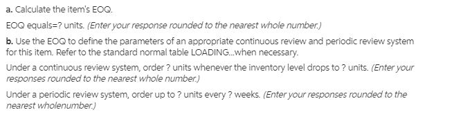 Your firm uses a periodic review system for all