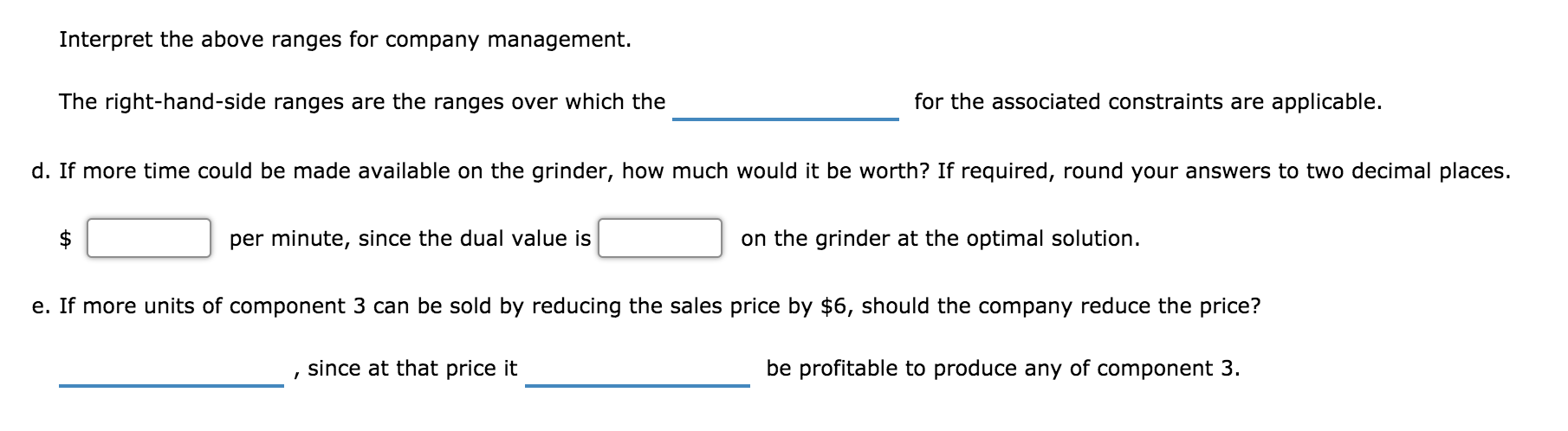Vollmer Manufacturing makes three components for