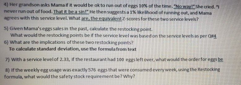 Mama's Eggs A complimentary case study for