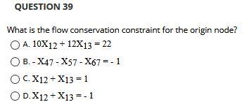 Consider the network below. Formulate the LP for