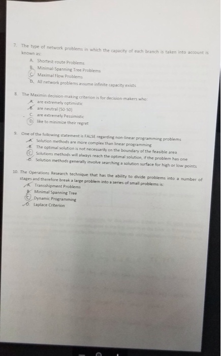 correct them if wrong pleas Question 1 (10