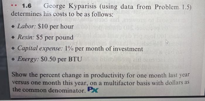 #1: Do Problems 1.5 and 1.6 in the book (page 22,
