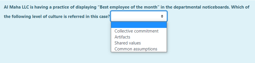 Identify the concept where managers use various