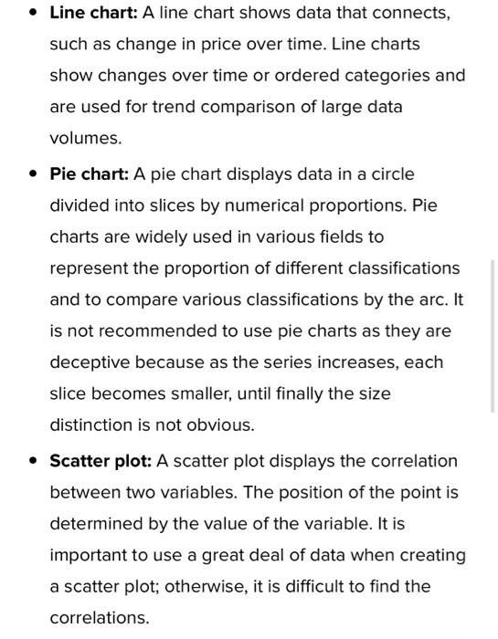 UNIT CLOSING CASE ONE Data Visualization: