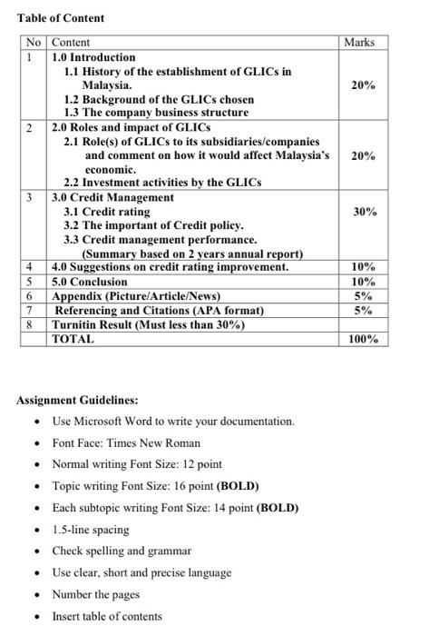 Guidelines for Assessment Assignment 1 (Report)