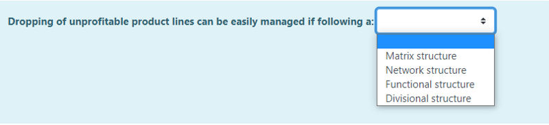 Identify the concept where managers use various