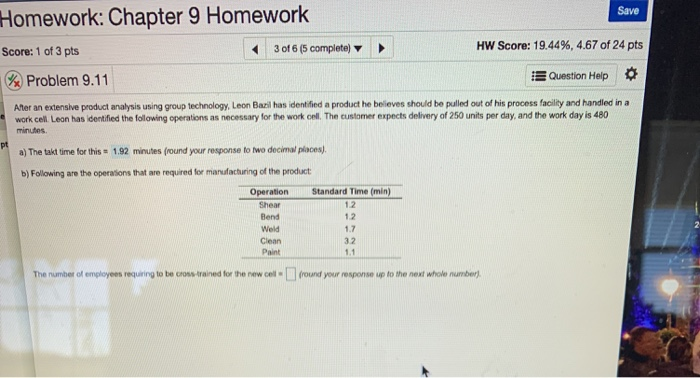 Problem 9.13 Question Help Winois Furniture,