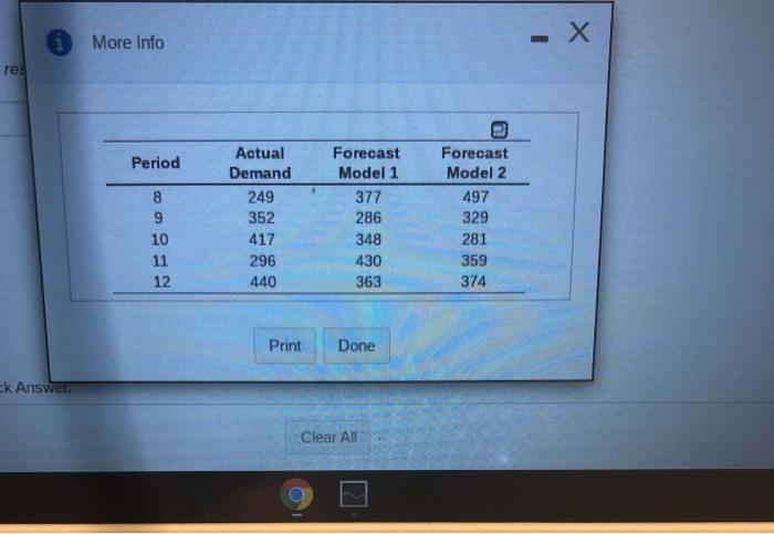 Your manager has come to you with the following