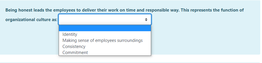 Identify the concept where managers use various