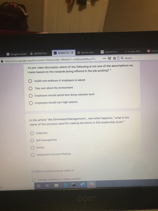 Gocce Account ADMIN ADM31361 X Security alert