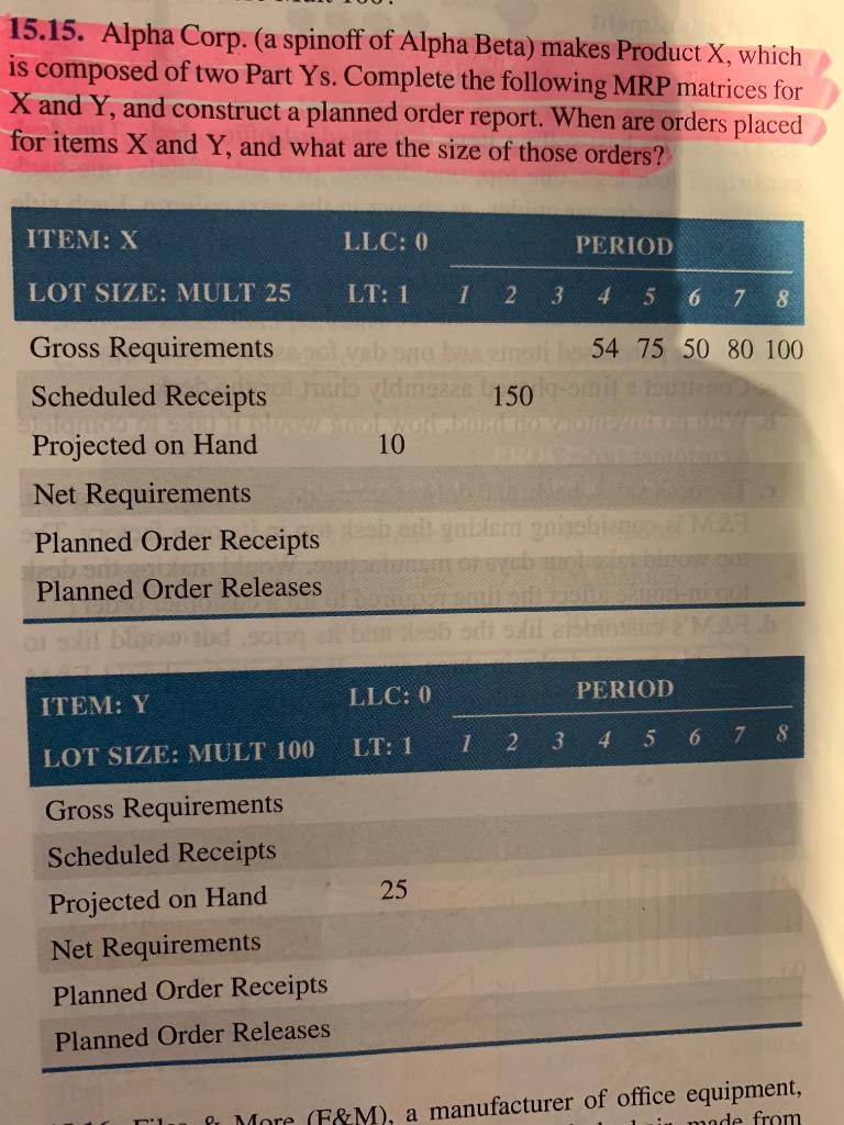 Please provide the computations as well. 15.15.