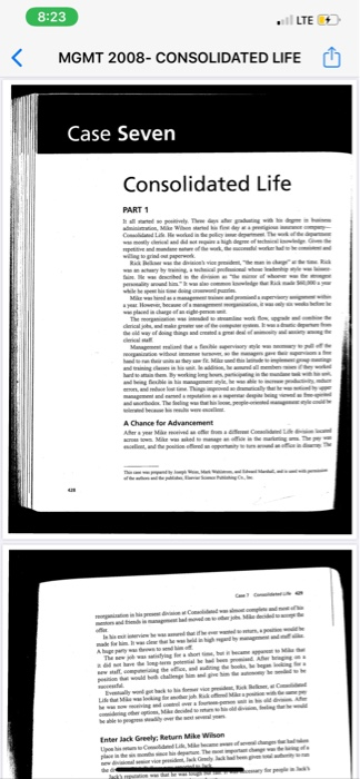 8:23 - LTE + < MGMT 2008- CONSOLIDATED LIFE Case