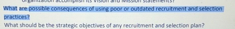 What are possible consequences of using poor or