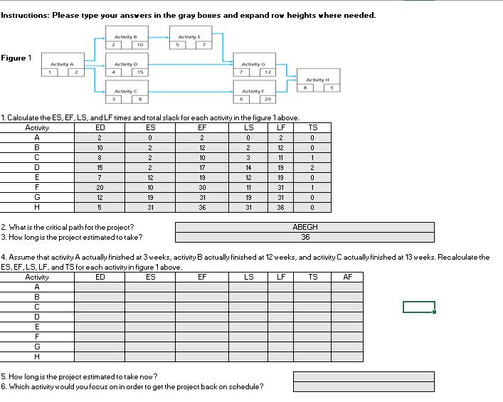 Instructions: Please type your answers in the