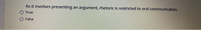 As it involves presenting an argument, rhetoric