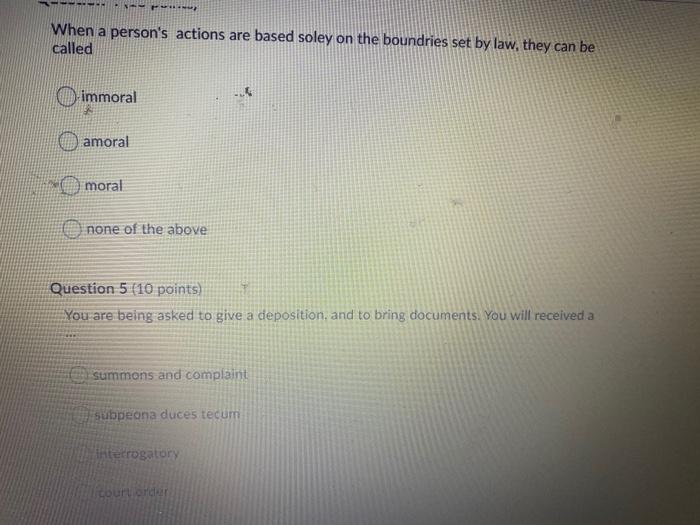 Question 1 (30 points) Saved Match the correct