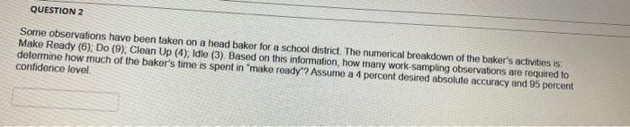 A worker was producing a product for which the