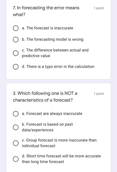 Just mark the answer . Don't need to explain.