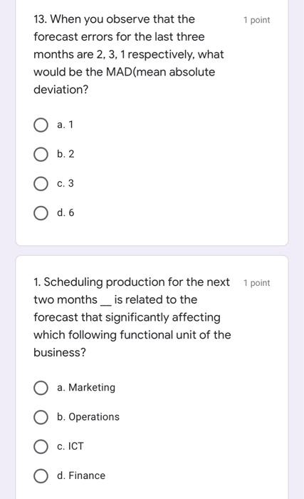 Just mark the answer . Don't need to explain.