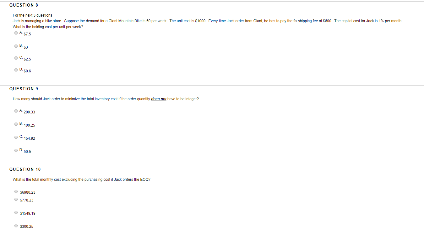 Multiple Choice, I will Thumbs Up the Answer