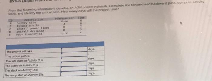 PLEASE HELP I WILL UP VOTE EX6-6 From the