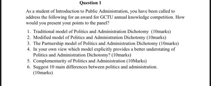 GCTU is the name of the university Question 1 As