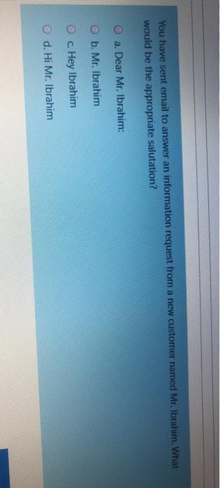 2 Identify the false statement about