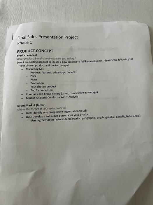 final presentation Final Sales Presentation