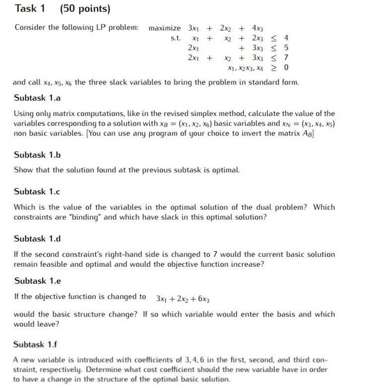 4x3 + x2 Task 1 (50 points) Consider the