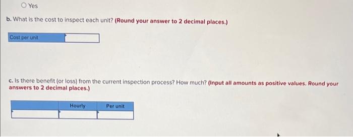 help A company currently using an inspection