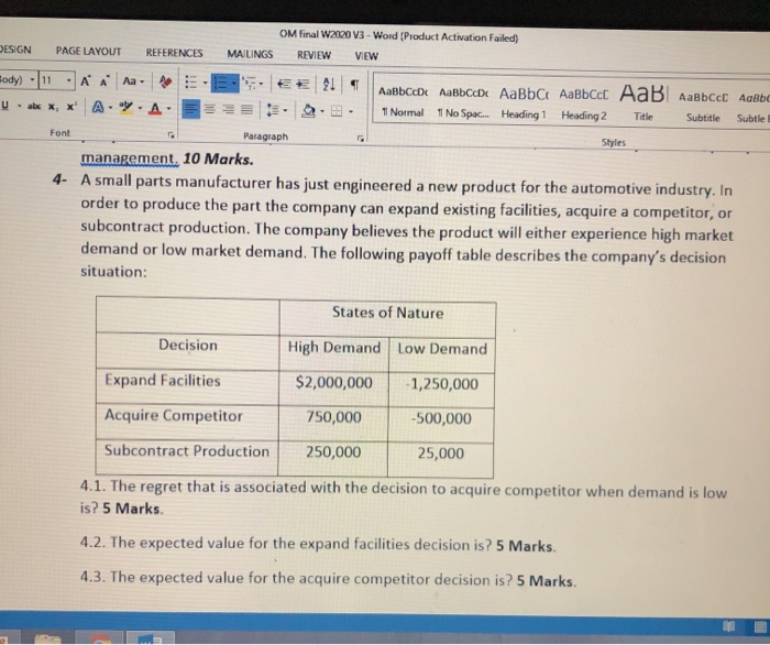OM Final W2020 V3 - Word (Product Activation