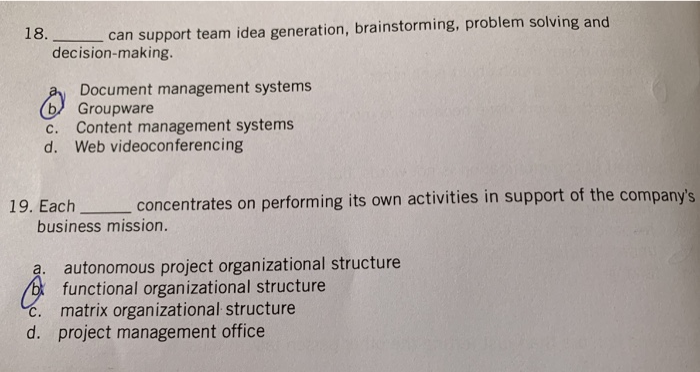 18. can support team idea generation,