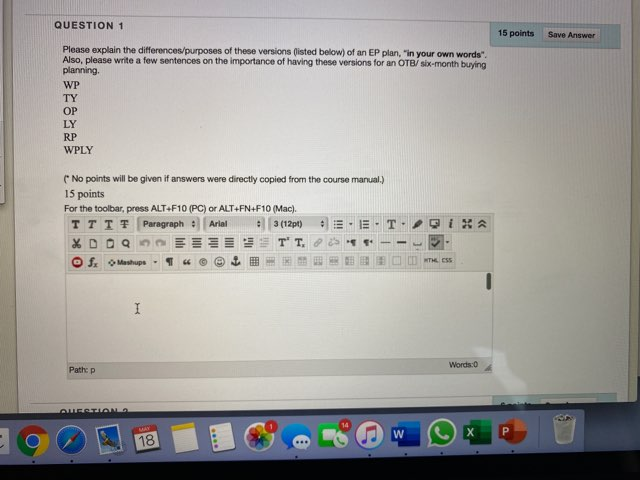 QUESTION 1 15 points Save Answer Please explain