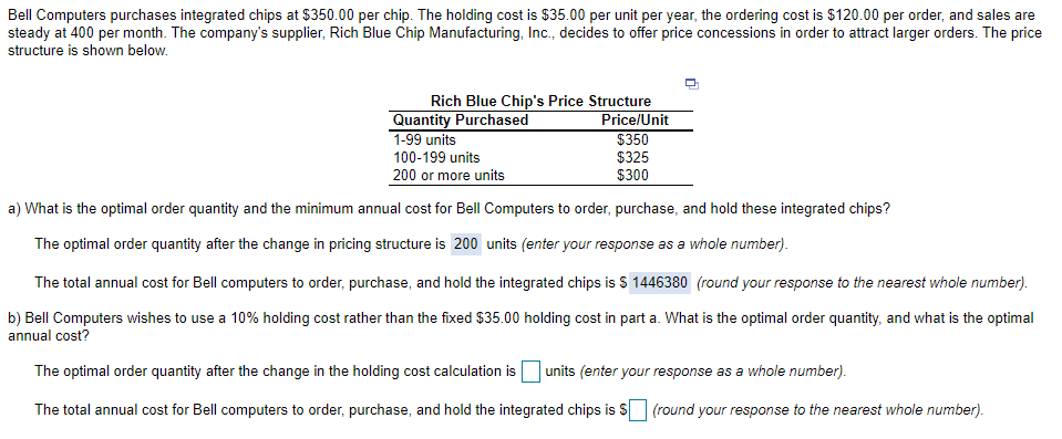 Bell Computers purchases integrated chips at