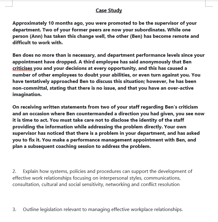 Explain using more than 600 words Case Study