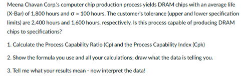 Meena Chavan Corp's computer chip production