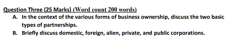 Please i need full answer ( 200 words ) Question