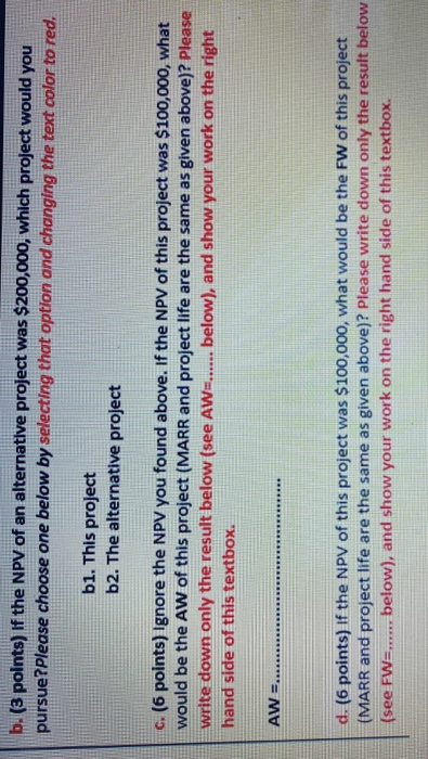 Question 1 (includes portions a, b, c, d, e and