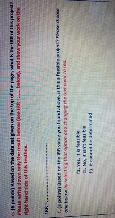 Question 1 (includes portions a, b, c, d, e and