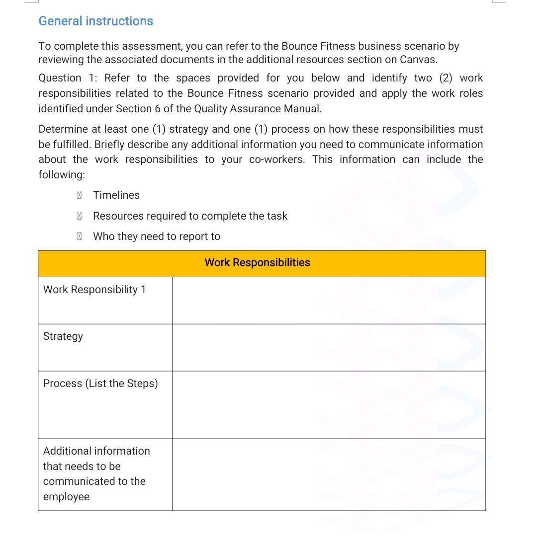 I need both Questions General instructions To
