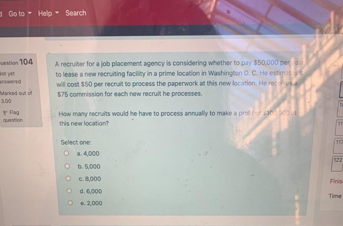 Go to Help Search cuestion 104 Hot yet answered