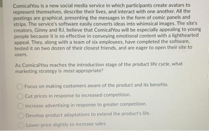 ComicalYou is a new social media service in which