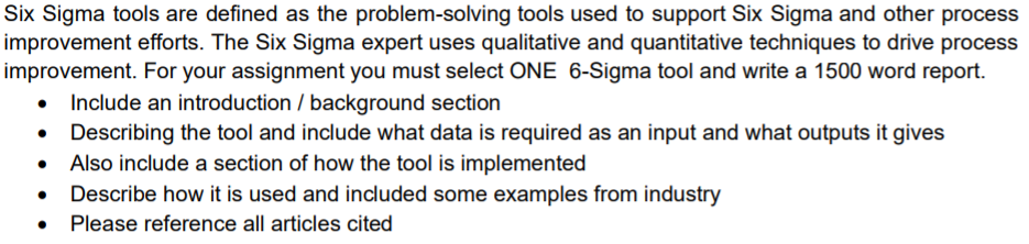 Choose Value Stream Mapping for this and can you