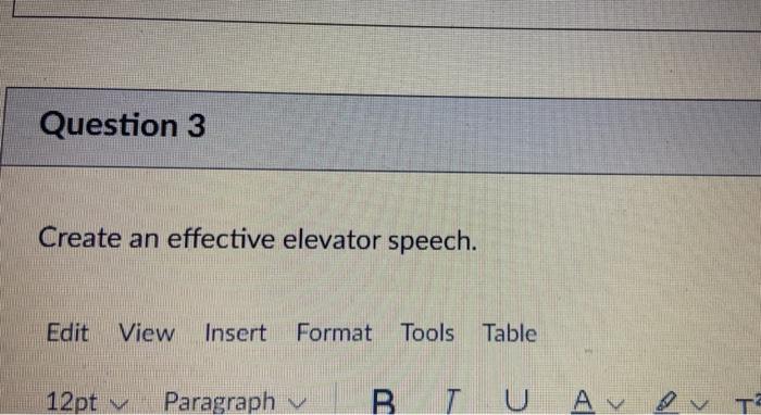 150 words Create an effective elevator speech